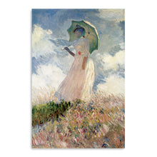Woman with a Parasol - Study of a Figure Outdoors (Facing Left), 1886 by Claude Monet