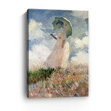 Woman with a Parasol - Study of a Figure Outdoors (Facing Left), 1886 by Claude Monet