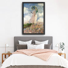 Woman with a Parasol - Study of a Figure Outdoors (Facing Left), 1886 by Claude Monet