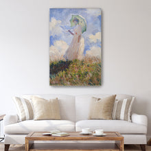 Woman with a Parasol - Study of a Figure Outdoors (Facing Left) v2, 1886 by Claude Monet