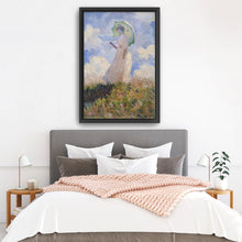 Woman with a Parasol - Study of a Figure Outdoors (Facing Left) v2, 1886 by Claude Monet