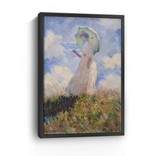Woman with a Parasol - Study of a Figure Outdoors (Facing Left) v2, 1886 by Claude Monet