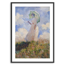 Woman with a Parasol - Study of a Figure Outdoors (Facing Left) v2, 1886 by Claude Monet