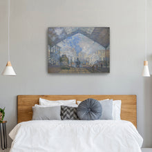 La Gare Saint-Lazare, 1877 by Claude Monet