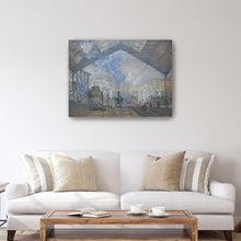 La Gare Saint-Lazare, 1877 by Claude Monet