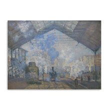 La Gare Saint-Lazare, 1877 by Claude Monet