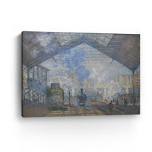La Gare Saint-Lazare, 1877 by Claude Monet