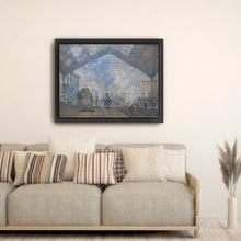 La Gare Saint-Lazare, 1877 by Claude Monet