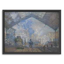 La Gare Saint-Lazare, 1877 by Claude Monet