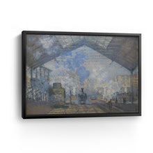 La Gare Saint-Lazare, 1877 by Claude Monet