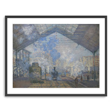 La Gare Saint-Lazare, 1877 by Claude Monet