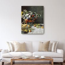 Still Life with Flowers and Fruit, 1869 by Claude Monet