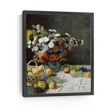 Still Life with Flowers and Fruit, 1869 by Claude Monet