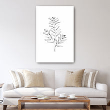 BlackWhite-Leaf In Ink I