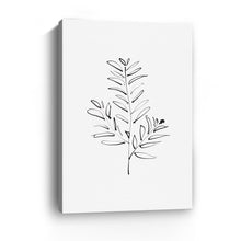 BlackWhite-Leaf In Ink I