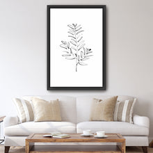 BlackWhite-Leaf In Ink I