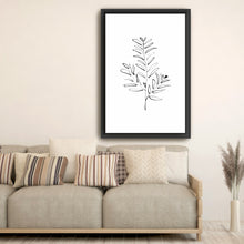 BlackWhite-Leaf In Ink I