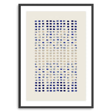 Blue Coral Reflecting Lines