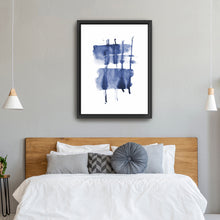 Navy Blue - Ink Flow I