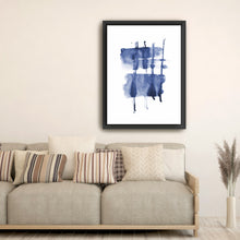 Navy Blue - Ink Flow I