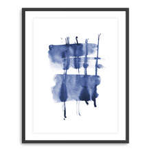 Navy Blue - Ink Flow I