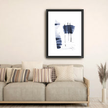 Navy Blue - Ink Flow III