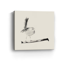 Sketched Bird On Branch