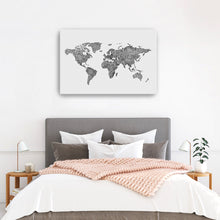 World Map Grey