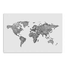 World Map Grey