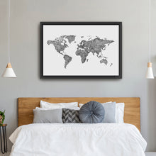 World Map Grey
