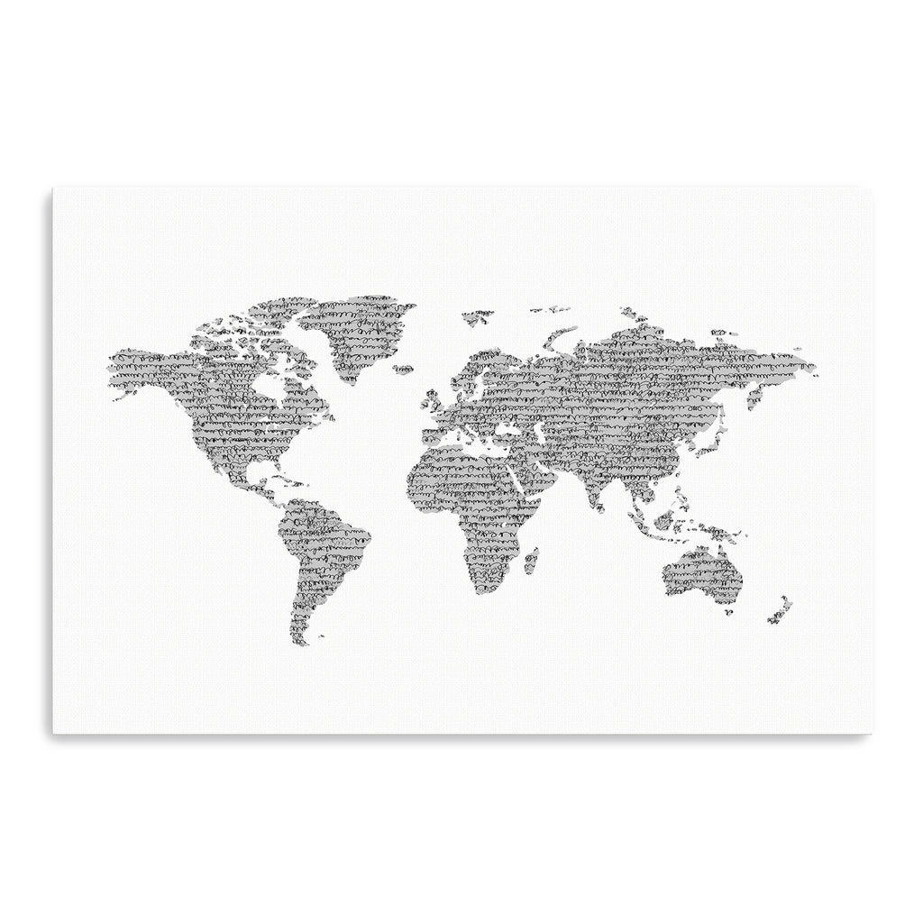 World Scripts Map World Map Script: Made of Premium Quality Materials – lumagallerie