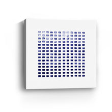 WC Blocks Indigo Canvas Wall Art
