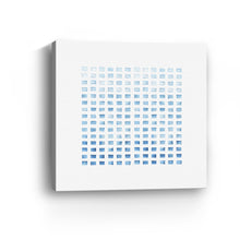 WC Blocks Light Blue Canvas Wall Art