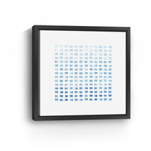 WC Blocks Light Blue Canvas Wall Art
