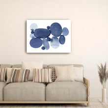 Blue Watercolor Stones I