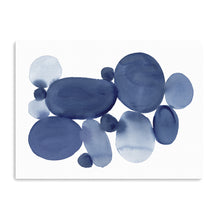 Blue Watercolor Stones I