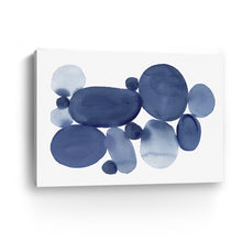 Blue Watercolor Stones I