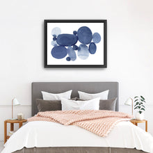 Blue Watercolor Stones I