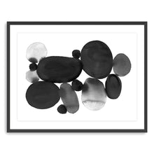 BW - Watercolor Stones I