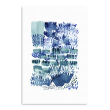Green Blue White - Garden Waters I