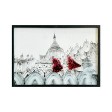 Monks in Red Assorted Shadow Box (Assorted Pack of 2)
