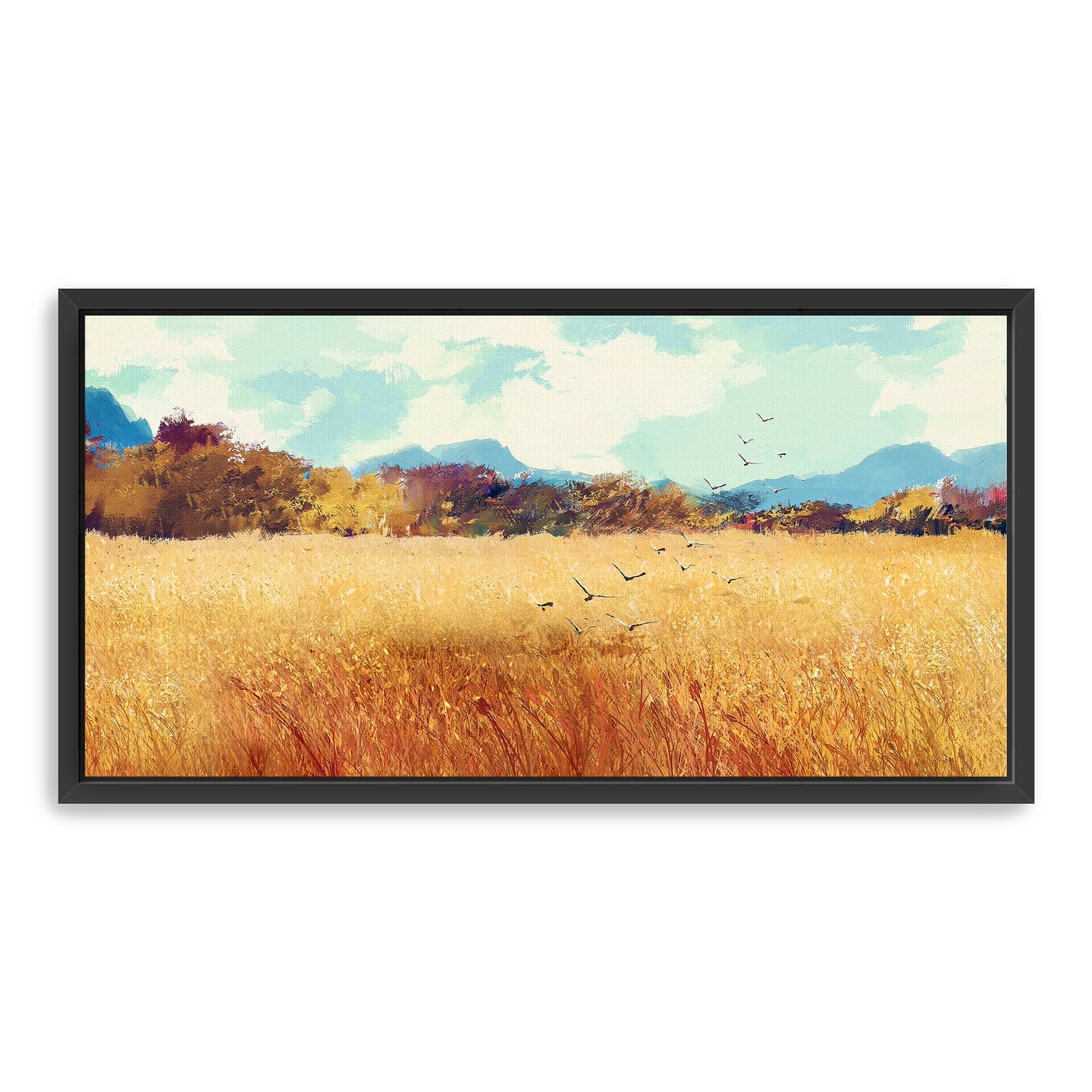 Rice Field Canvas Wall Art: Made of Premium Quality Materials ...
