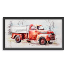 Red Truck Watercolor