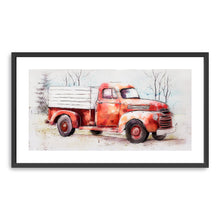 Red Truck Watercolor