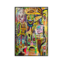 Vivid Vertical Street Art (Assorted Pack of 4)