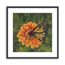 Butterfly and Orange Flower