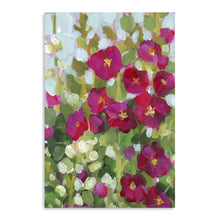 Hollyhocks I