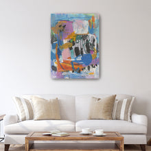 Blue Jam Canvas Wall Art