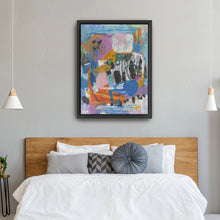 Blue Jam Canvas Wall Art