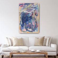 Into the Blue Canvas Wall Art